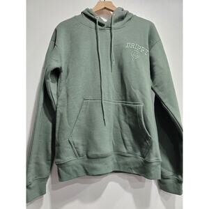 Eighty Eight Brand “Drippy” Hoodie Sage Green Embroidered Smiley | Size S | Stre